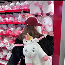 Fluffy Unicorn Backpack